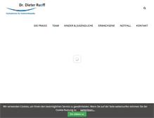 Tablet Screenshot of dr-ruoff.de